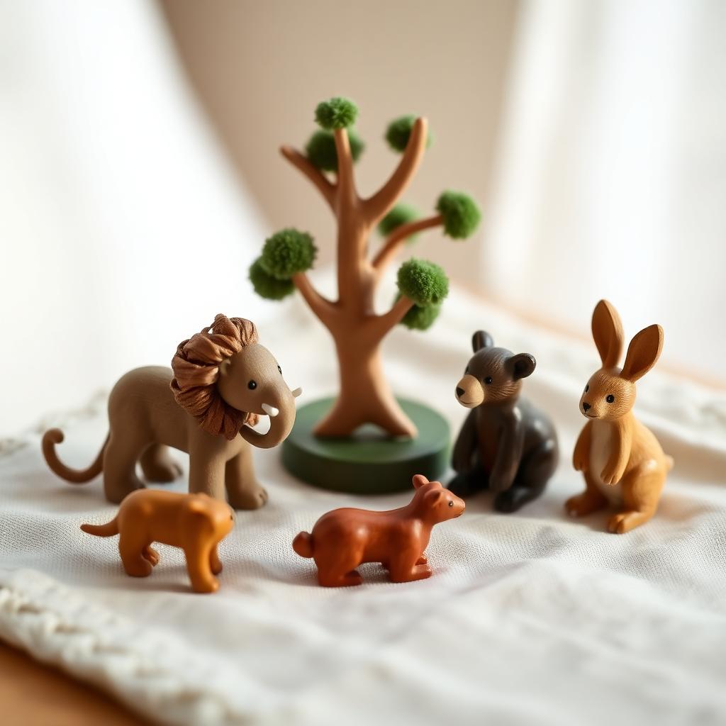 Animal Figure Stories — Montessori toddler activity