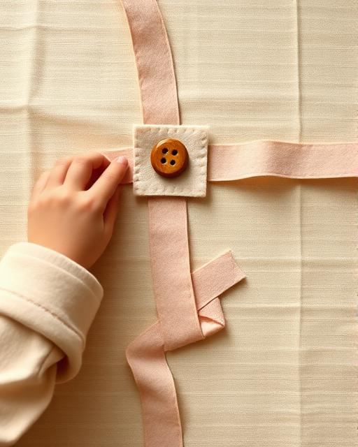 Button Snake — Montessori toddler activity