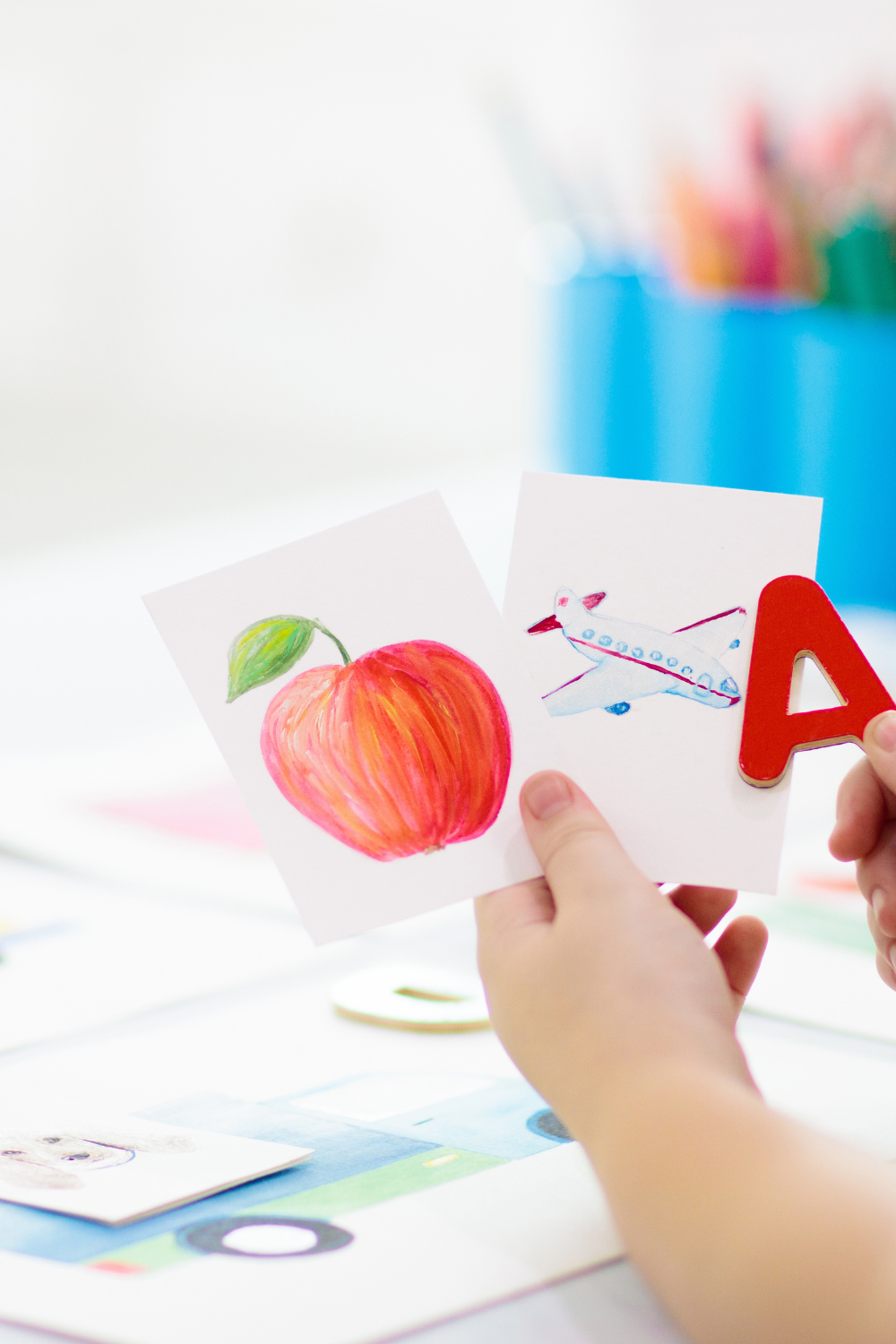 Toddler doing Language