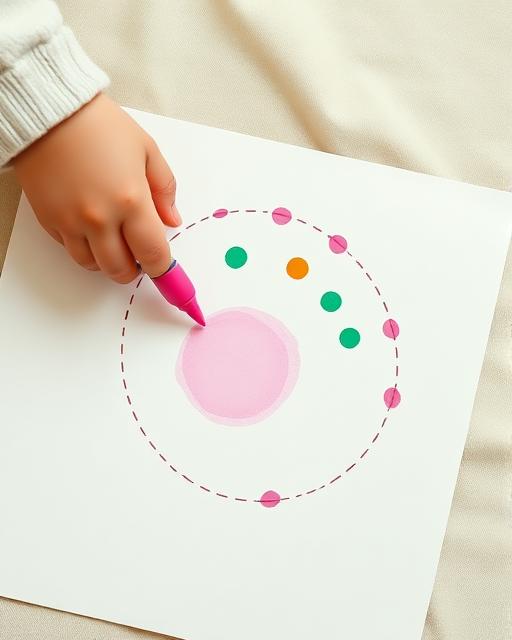 Dot Stamping — Montessori toddler activity