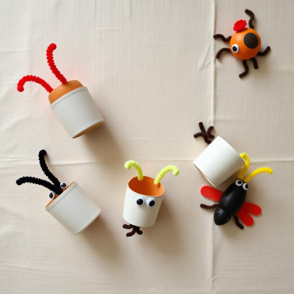 Egg Carton Creatures — Montessori toddler activity