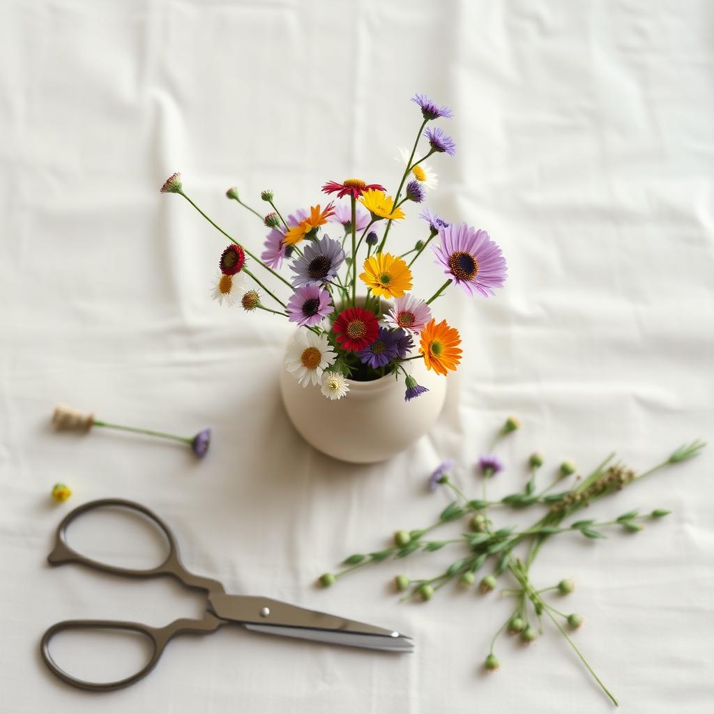 Flower Arranging — Montessori toddler activity