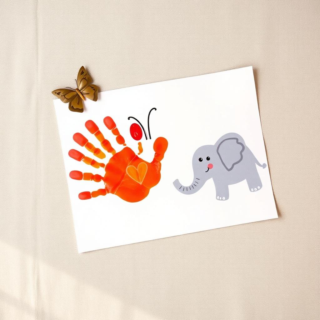 Handprint Animals — Montessori toddler activity