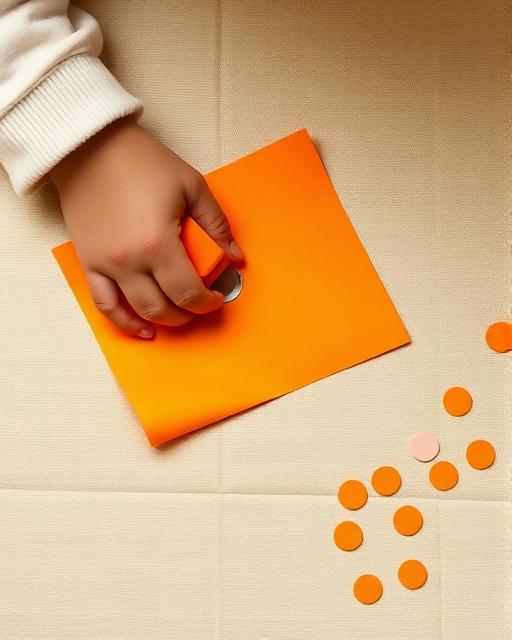 Hole Punching — Montessori toddler activity