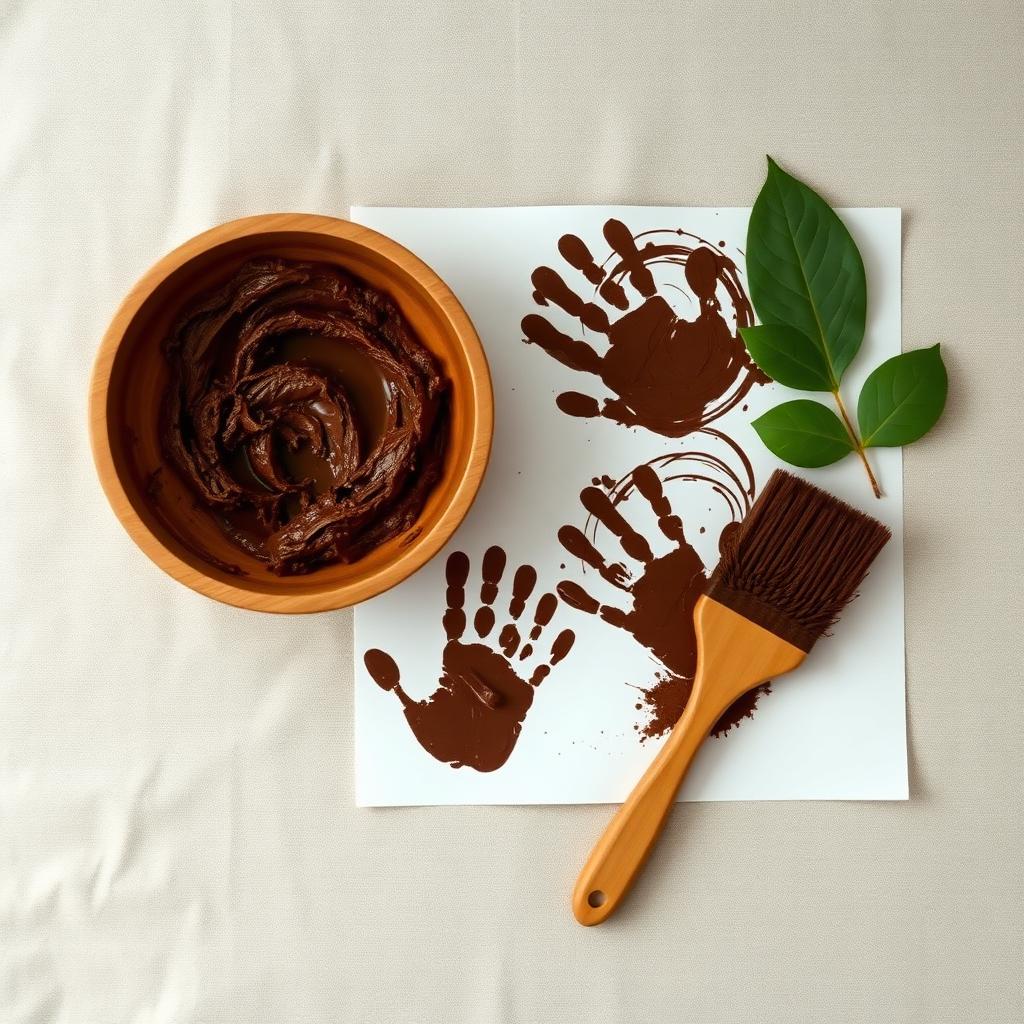 Mud Painting — Montessori toddler activity