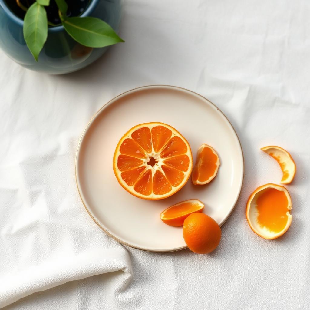 Peeling a Mandarin — Montessori toddler activity