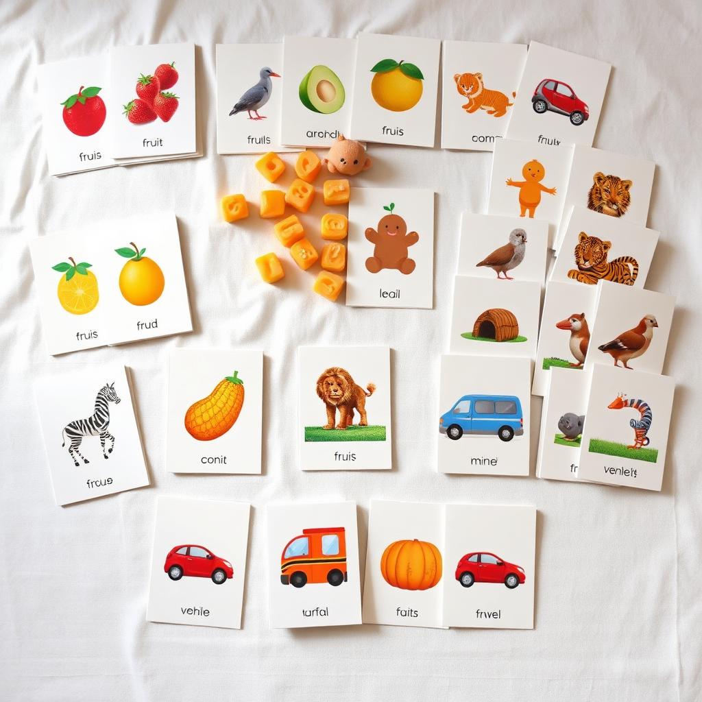 Picture Card Sorting — Montessori toddler activity