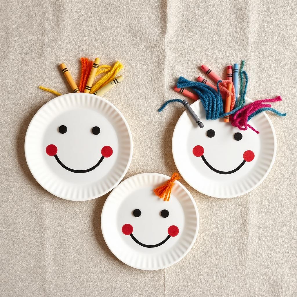 Paper Plate Faces — Montessori toddler activity
