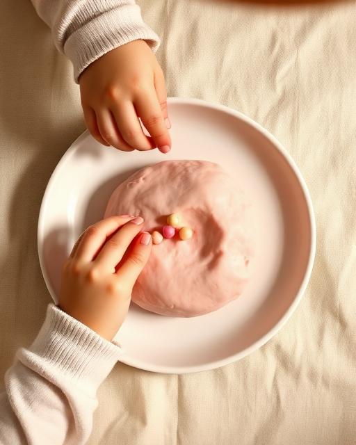 Playdough Pinching — Montessori toddler activity