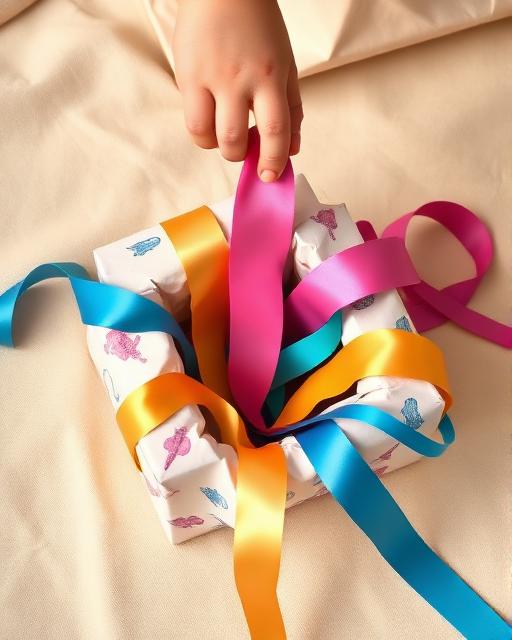 Ribbon Pull-Through Box — Montessori toddler activity