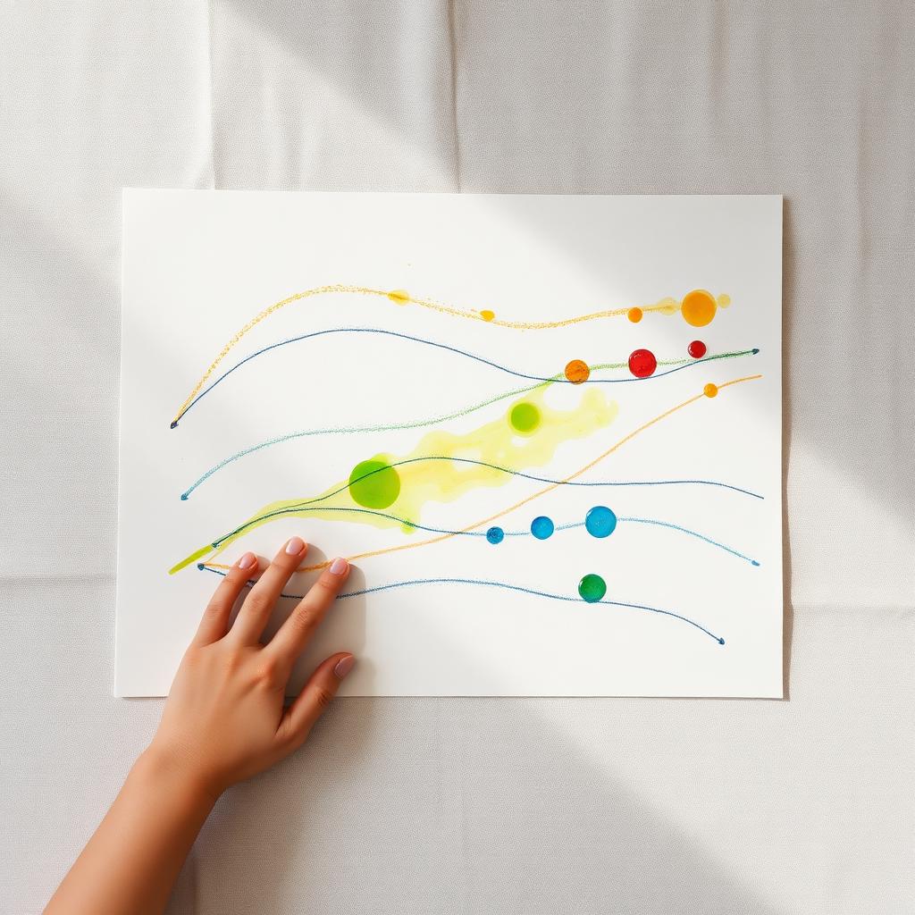 Salt & Watercolor — Montessori toddler activity