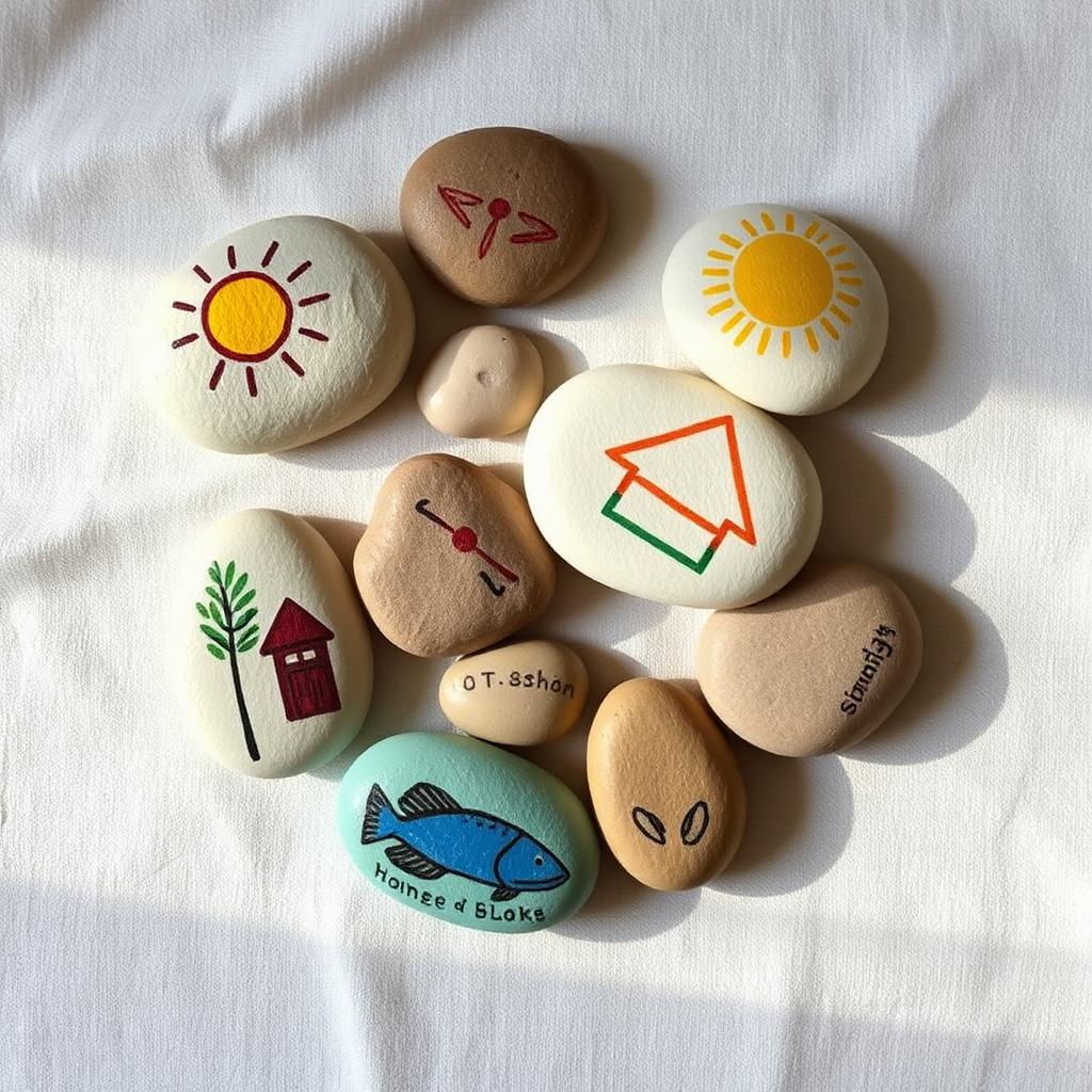 Story Stones — Montessori toddler activity