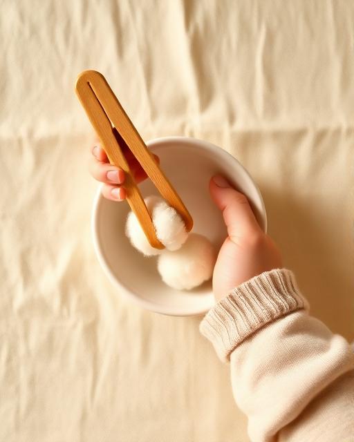 Tongs Transfer — Montessori toddler activity