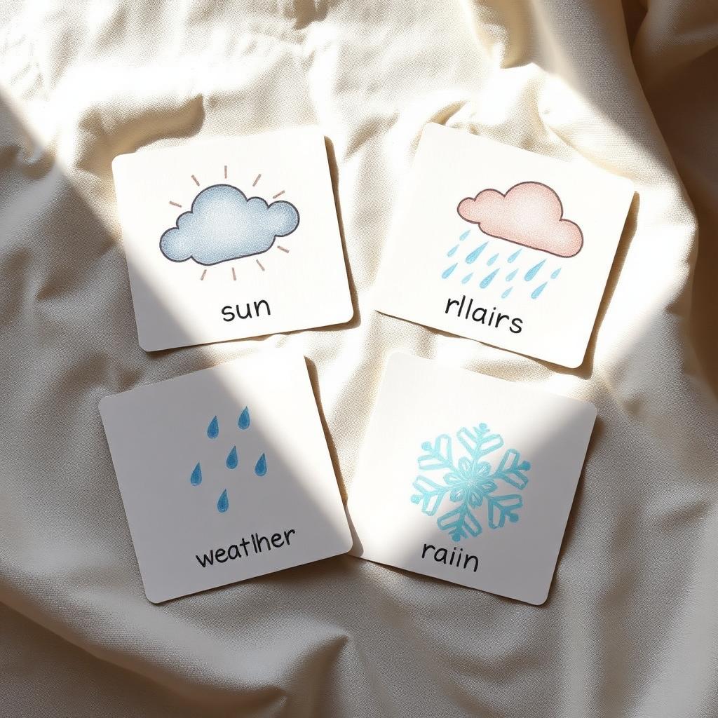 Weather Words — Montessori toddler activity