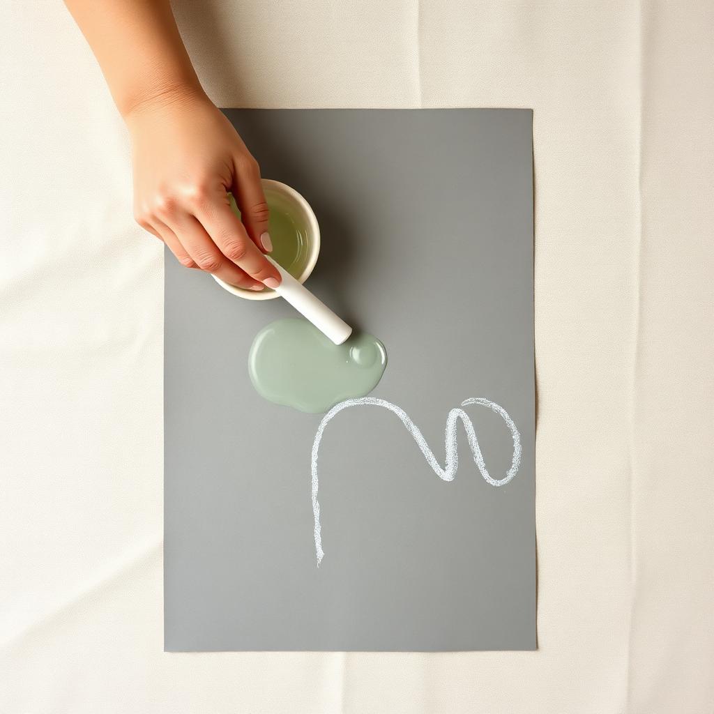 Wet Chalk Drawing — Montessori toddler activity