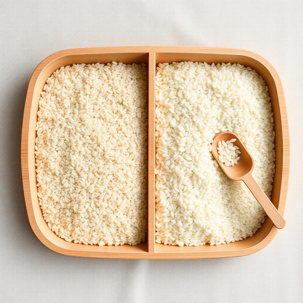 Wet & Dry Rice — Montessori toddler activity