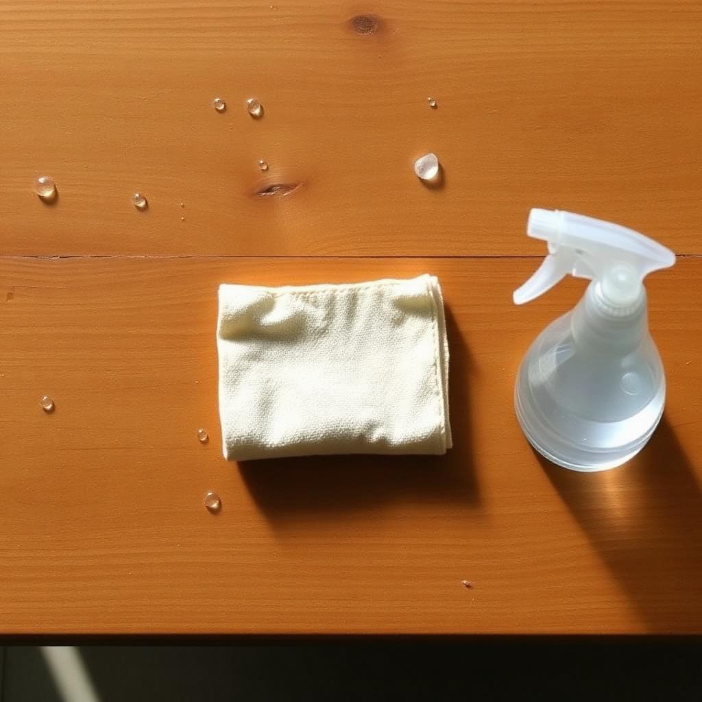 Wiping the Table — Montessori toddler activity