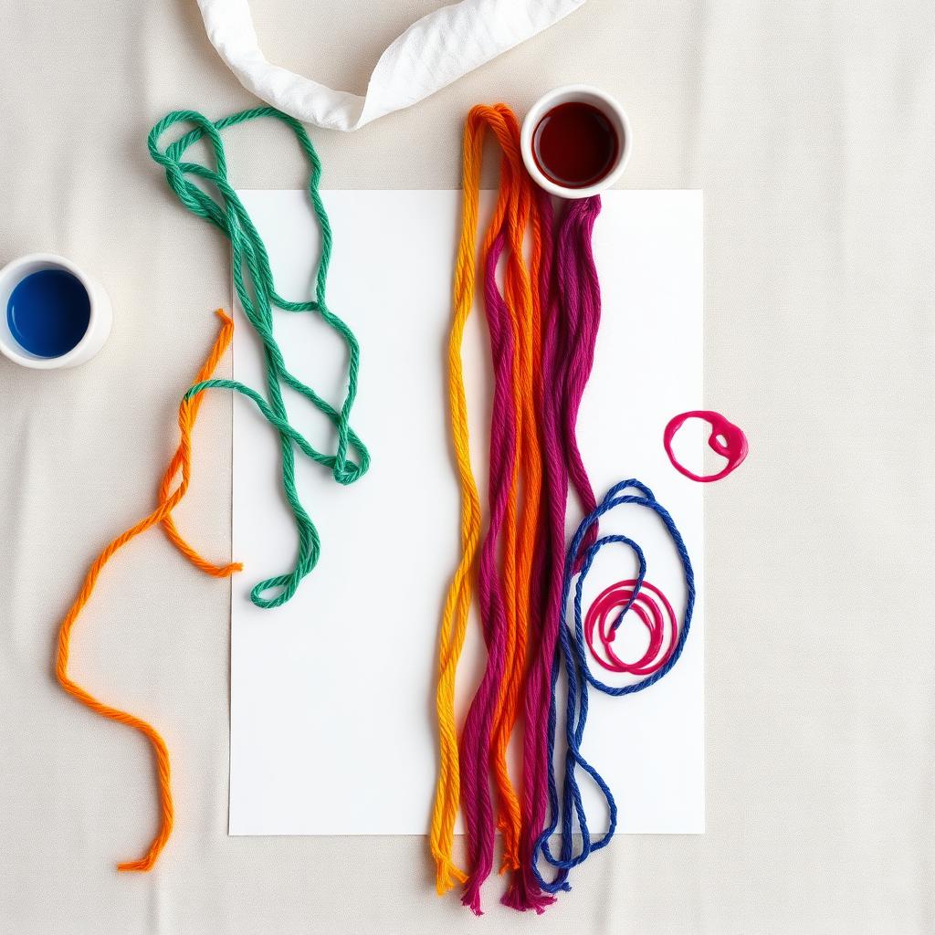 Yarn Painting — Montessori toddler activity
